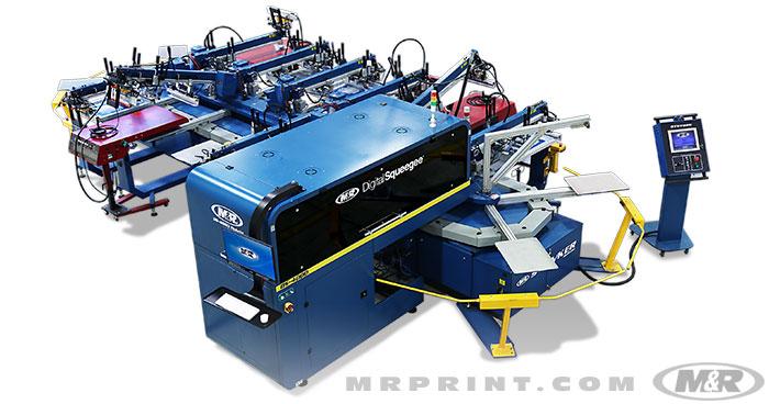 DS-4000 Digital Squeegee with Stryker oval textile press