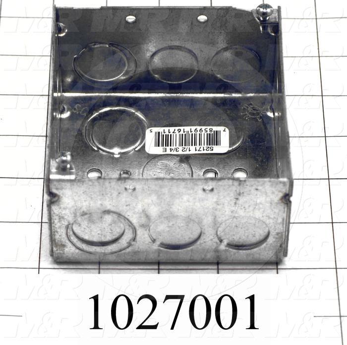 Electrical Box, Square, 4"x4"x1/8"