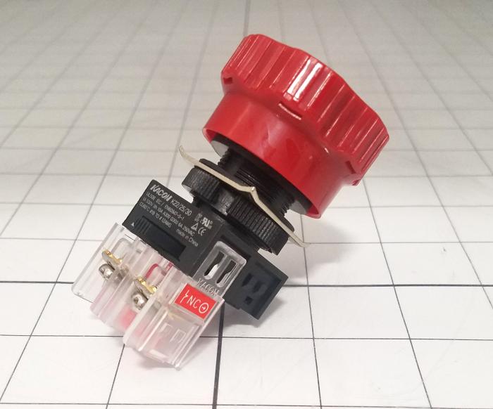 Emergency-Stop Switch, Push-Pull/Twist Release