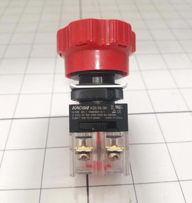 Emergency-Stop Switch, Push-Pull/Twist Release