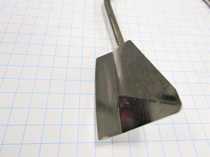 Fabricated Parts, 1 Gal.Paddle, 16.63 in. Length, 14.78 in. Width, 4.06 in. Height, Nickel Plated Finish