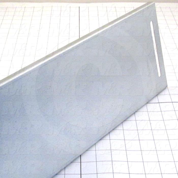 Fabricated Parts, Adjustable Opening Door, 83.31 in. Length, 7.00 in. Width, 0.625 in. Height, 16 GA Thickness