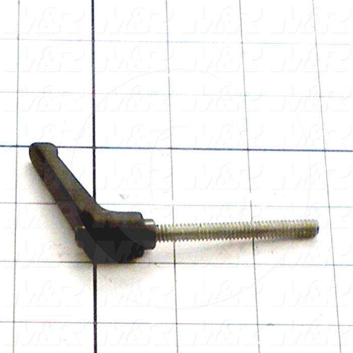 Fabricated Parts, Adjusted Handle Assembly, 3.50 in. Length, 2.50 in. Width, 1/4"-20 Thread Size