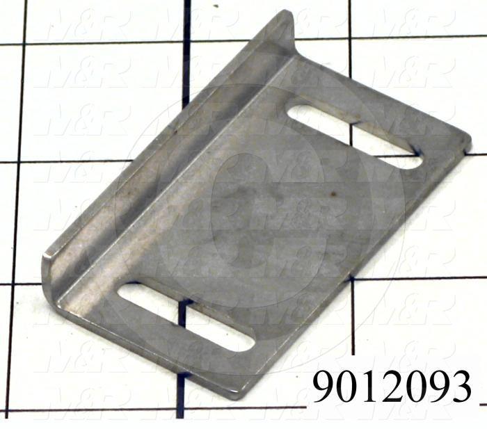 Fabricated Parts, Adjusted Head Stop, 2.50 in. Length, 1.38 in. Width, 0.44 in. Height