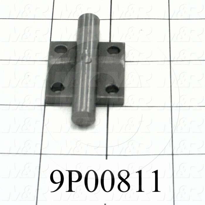 Fabricated Parts, Air Cylinder Base, 2.25 in. Length, 1.25 in. Width, 0.38 in. Height