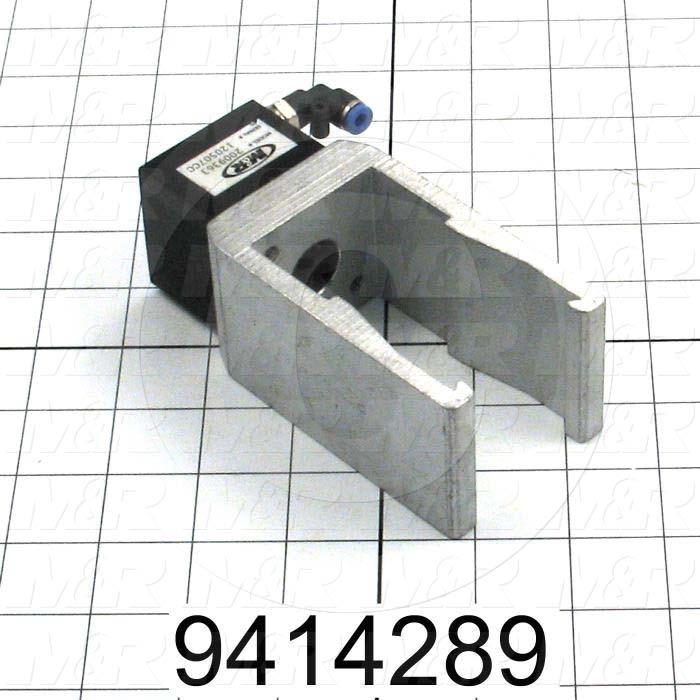Fabricated Parts, Air Lock Clamp Assembly, 7.30 in. Length, 2.38 in. Width