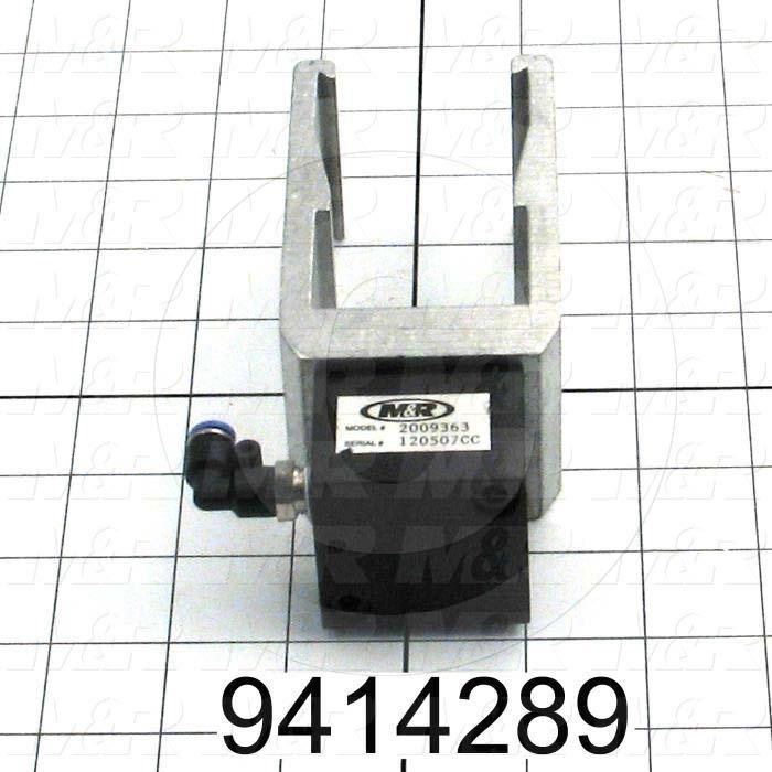 Fabricated Parts, Air Lock Clamp Assembly, 7.30 in. Length, 2.38 in. Width