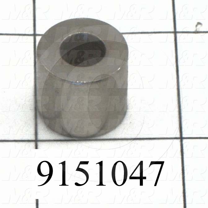 Fabricated Parts, Air Lock Spacer, 0.44 in. Length, 0.63 in. Diameter