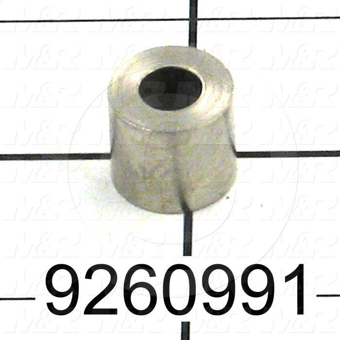Fabricated Parts, Air Lock Spacer, 0.56 in. Length, 0.63 in. Diameter
