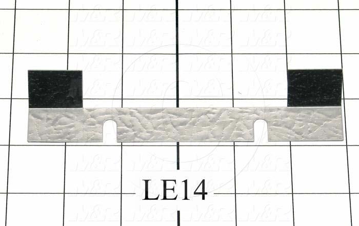 Fabricated Parts, Aux Air Deflector, 5.75 in. Length, Used On Reflector &  Duct Assembly