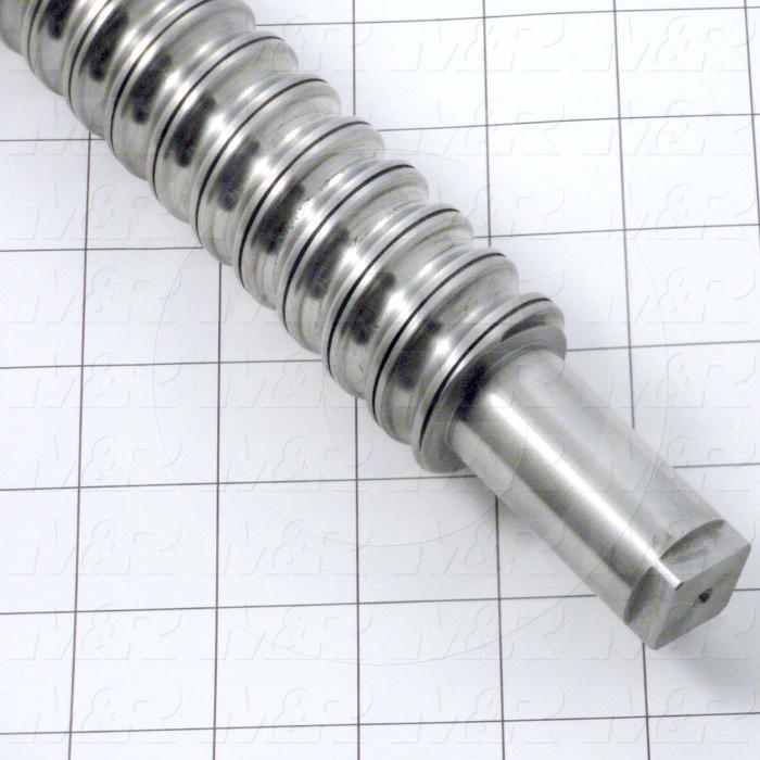 Fabricated Parts, Ball Bearing Screw, 28.88 in. Length