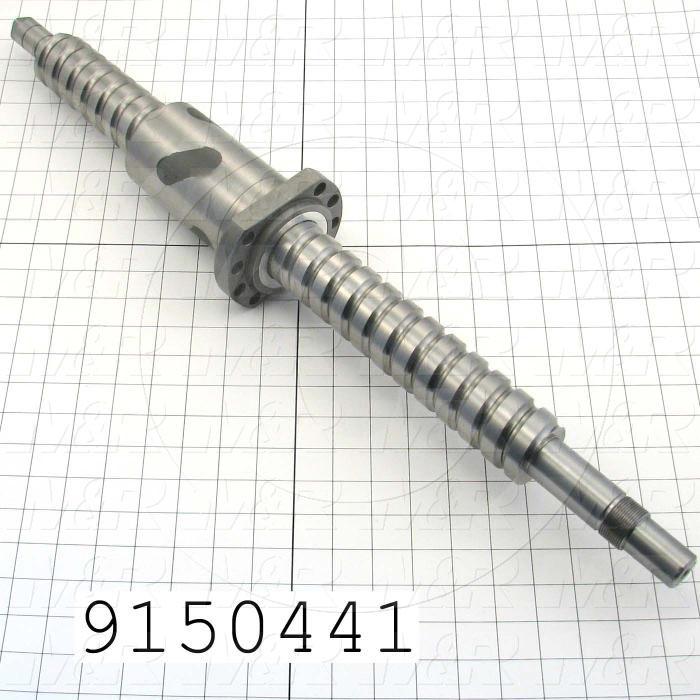Fabricated Parts, Ball Screw Shaft, 27.48 in. Length