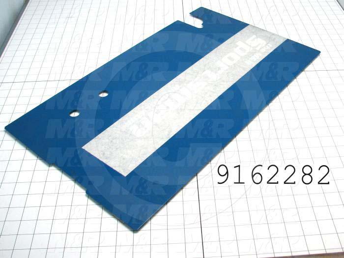 Fabricated Parts, Base Cover, 23.96 in. Length, 13.88 in. Width, 18 GA Thickness
