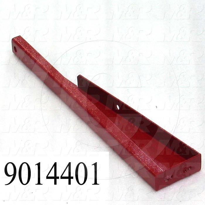 Fabricated Parts, Base Leg 20.04" F, 20.04 in. Length, 3.75 in. Width, 1.25 in. Height, Painted Blue Finish