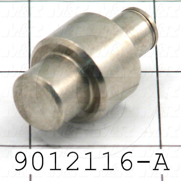 Fabricated Parts, Bear Mounting Shaft, 1.34 in. Length, 0.75 in. Diameter