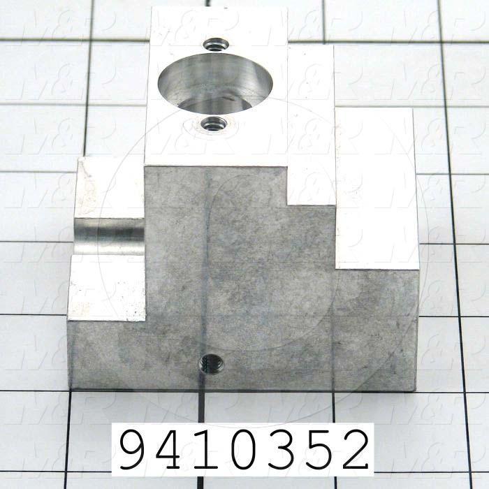 Fabricated Parts, Bearing Block, 2.65 in. Length, 2.05 in. Width, 2.25 in. Height