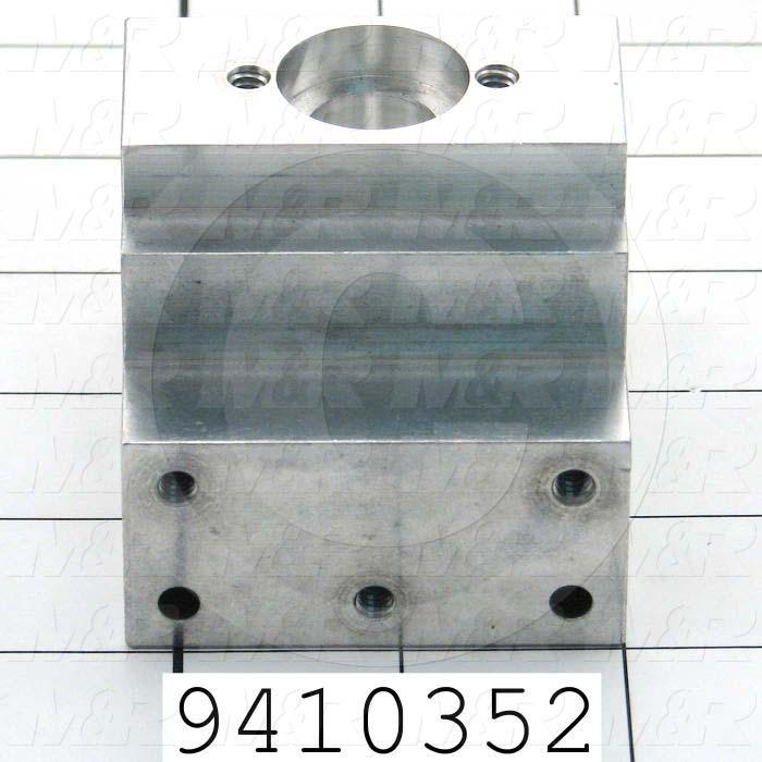 Fabricated Parts, Bearing Block, 2.65 in. Length, 2.05 in. Width, 2.25 in. Height