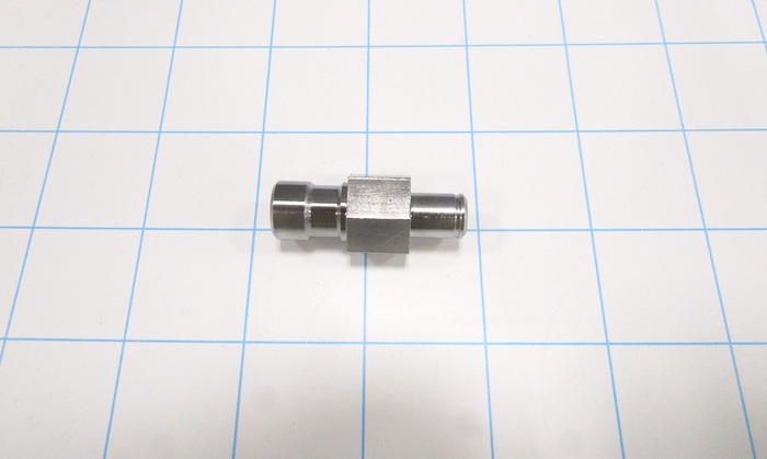 Fabricated Parts, Bearing Ecc. Shaft, 1.84 in. Length, 5/8 in. Diameter, As Material Finish