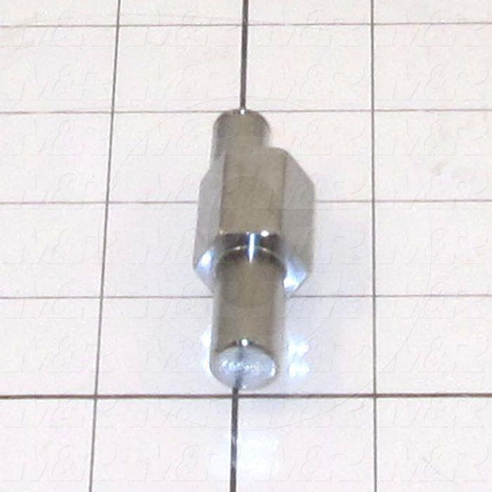 Fabricated Parts, Bearing Eccentric Shaft, 2.41 in. Length, 0.75 in. Width, 0.75 in. Height
