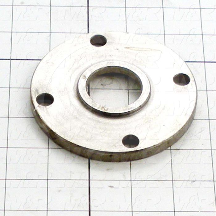 Fabricated Parts, Bearing Flange, 4.19' Diameter, 0.46 in. Thickness