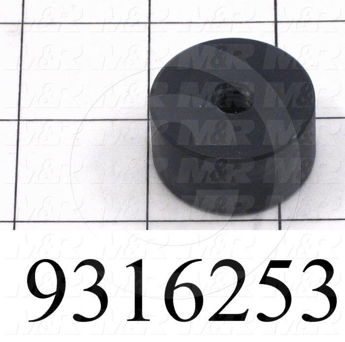 Fabricated Parts, Bearing Side Guide, 1.25 in. Diameter, 0.65 in. Thickness