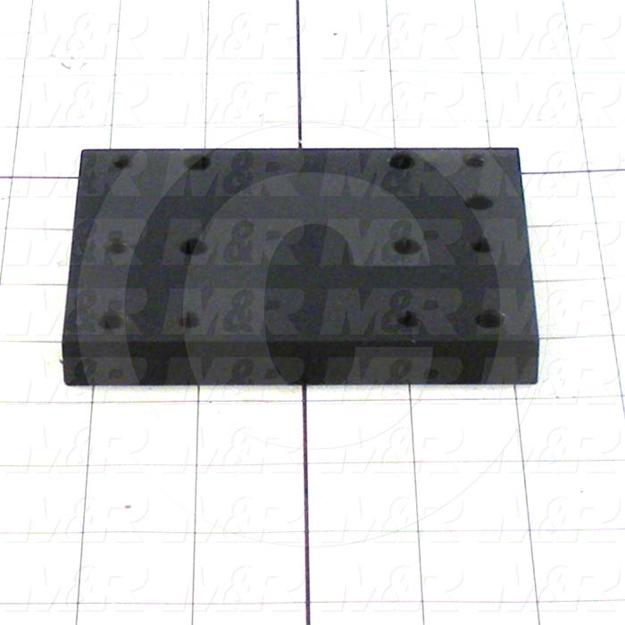 Fabricated Parts, Bearing Spacer, 4.50 in. Length, 3.50 in. Width, 0.50 in. Thickness