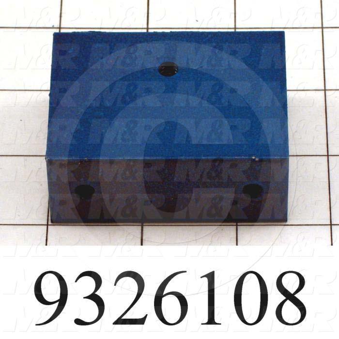 Fabricated Parts, Bed Adjustment Block, 2.50 in. Length, 1.88 in. Width, 1.00 in. Height