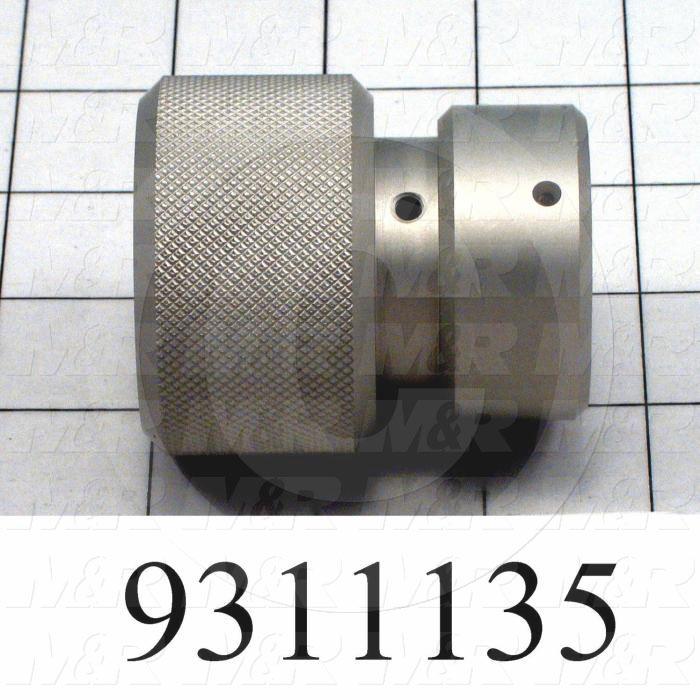 Fabricated Parts, Bed Adjustment Knob, 2.63 in. Length, 2.25 in. Diameter