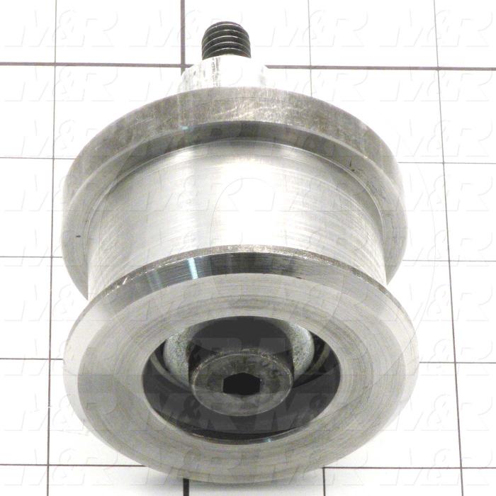 Fabricated Parts, Belt Idler Roller Assembly, 2.50 in. Length, 2.44 in. Diameter