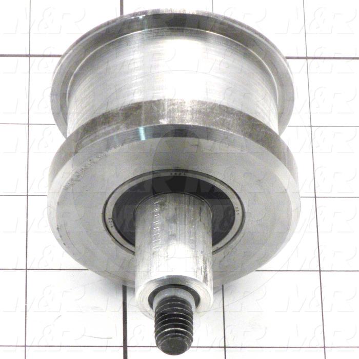 Fabricated Parts, Belt Idler Roller Assembly, 2.50 in. Length, 2.44 in. Diameter