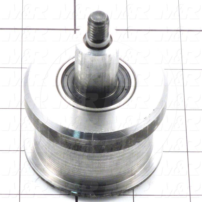 Fabricated Parts, Belt Idler Roller Assembly, 2.50 in. Length, 2.44 in. Diameter