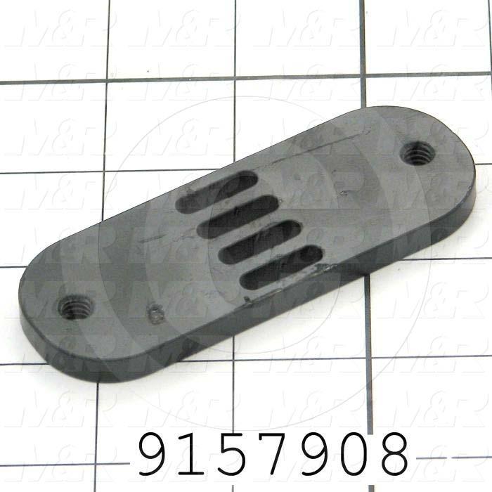 Fabricated Parts, Belt Lock, 3.75 in. Length, 1.38 in. Width, 0.25 in. Thickness