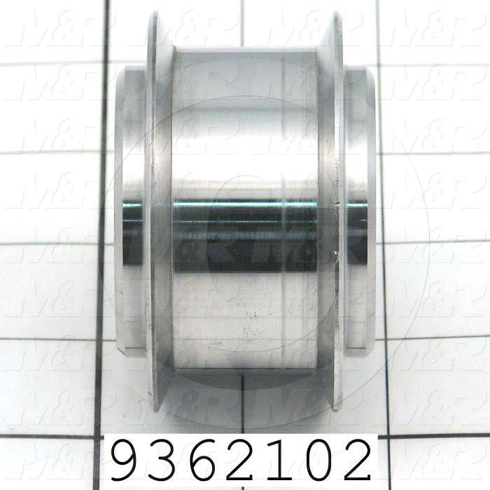Fabricated Parts, Belt Tension Sprocket, 1.63 in. Length, 2.75 in. Diameter
