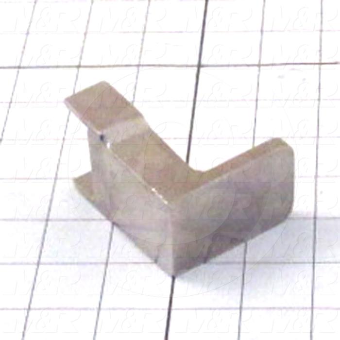 Fabricated Parts, Block Weldment, 2.25 in. Length, 1.50 in. Width, 2.44 in. Height