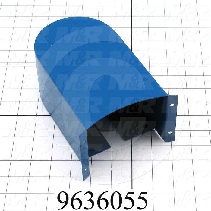 Fabricated Parts, Blower Belt Cover, 7.63 in. Length, 4.25 in. Width, 3.38 in. Height