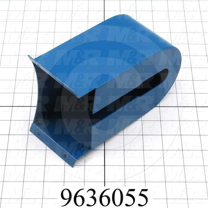 Fabricated Parts, Blower Belt Cover, 7.63 in. Length, 4.25 in. Width, 3.38 in. Height