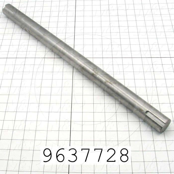 Fabricated Parts, Blower Shaft, 23.23 in. Length, 1.44 in. Diameter
