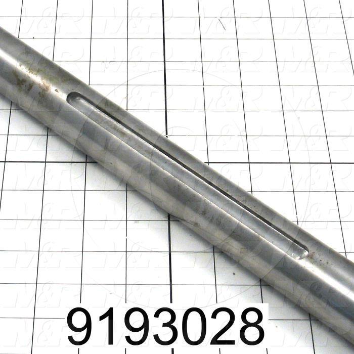 Fabricated Parts, Blower Shaft, 53.25 in. Length, 1.44 in. Diameter