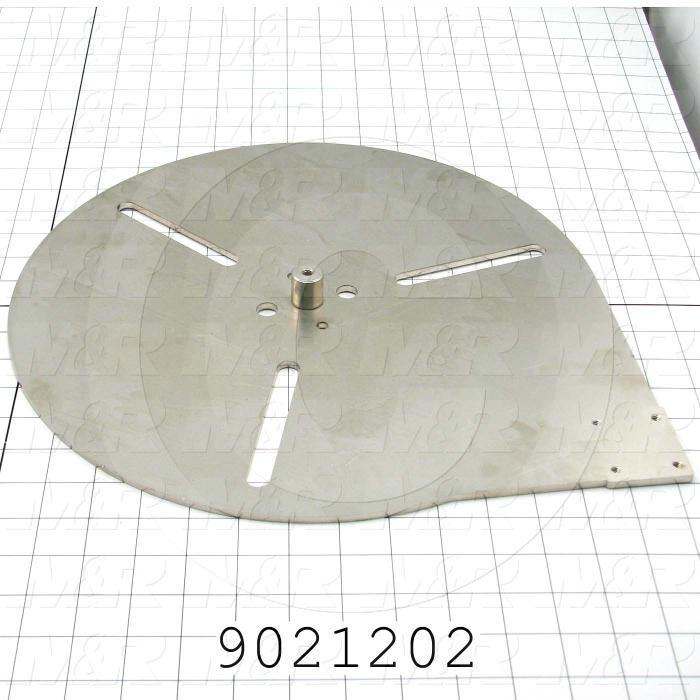 Fabricated Parts, Bottom Plate, 14.00 in. Length