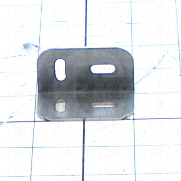 Fabricated Parts, Bottom Proximity Mounting Bracket, 2.00 in. Length, 2.08 in. Width, 1.08 in. Height