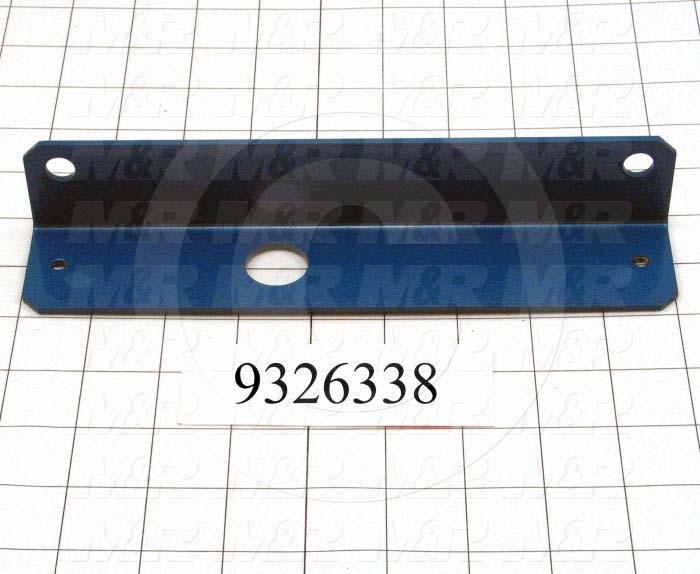 Fabricated Parts, Bracket, 9.00 in. Length, 1.75 in. Width, 1.63 in. Height, 12 GA Thickness