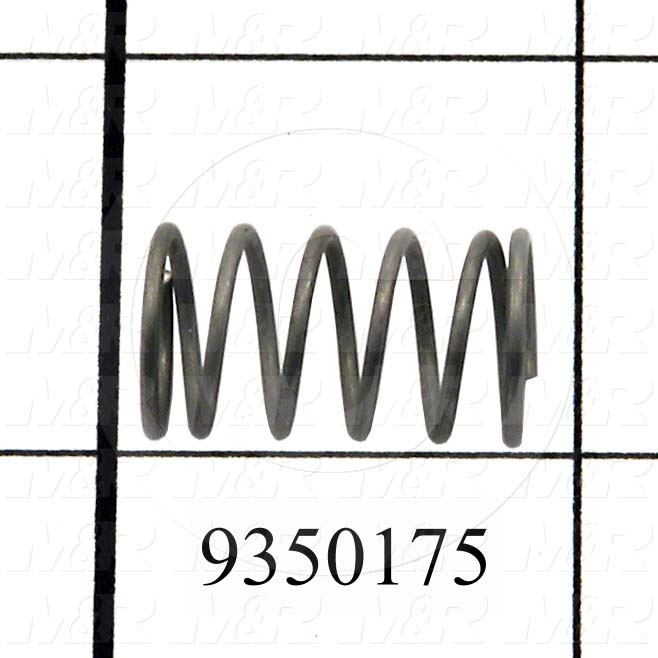 Fabricated Parts, Bracket Locking Spring, 0.81 in. Length, 0.47 in. Diameter