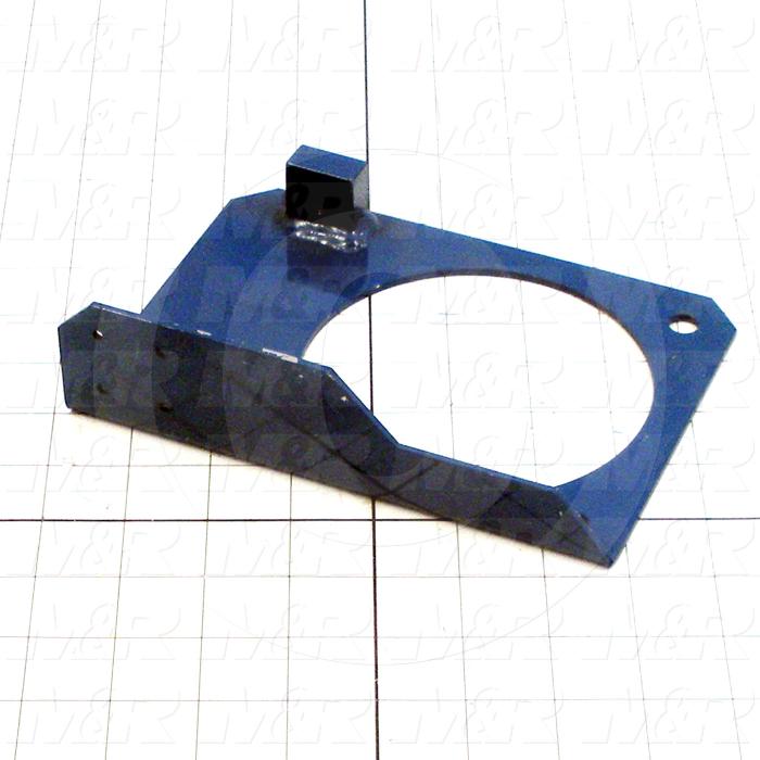 Fabricated Parts, Brake Plate Weldment, 5.38 in. Length, 7.25 in. Width, 1.88 in. Height