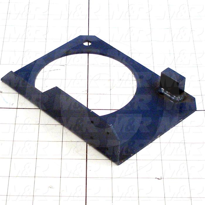 Fabricated Parts, Brake Plate Weldment, 5.38 in. Length, 7.25 in. Width, 1.88 in. Height