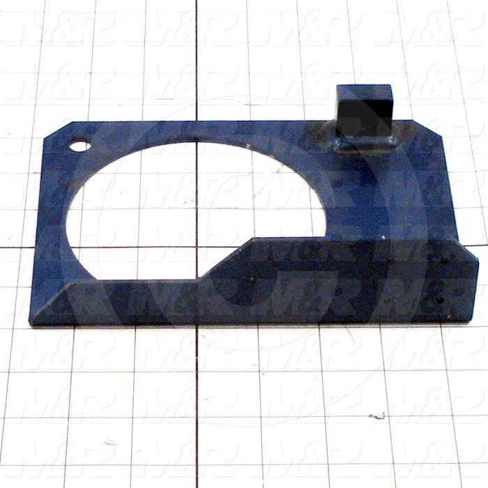 Fabricated Parts, Brake Plate Weldment, 5.38 in. Length, 7.25 in. Width, 1.88 in. Height