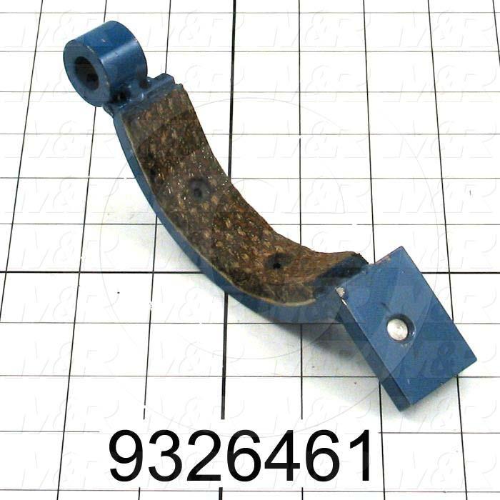 Fabricated Parts, Brake Shoe Assembly, 6.50 in. Length, 1.25 in. Width, 2.92 in. Height, Left Side