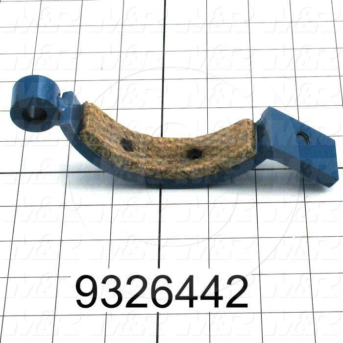 Fabricated Parts, Brake Shoe Assembly, 6.50 in. Length, 1.25 in. Width, 2.92 in. Height, Right Side