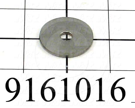 Fabricated Parts, Bumper Back Spacer, 1.25 in. Diameter, 12 GA Thickness