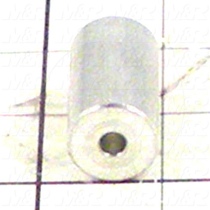 Fabricated Parts, Bumper Spacer, 1.38 in. Length, 0.75 in. Diameter