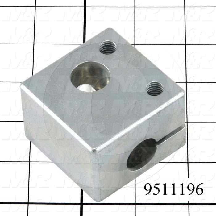 Fabricated Parts, Cam Block, 2.25 in. Length, 2.25 in. Width, 1.56 in. Height